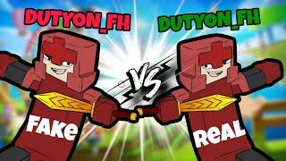 Así le gané en PVP a UN DUTYON_FH FAKE Bedwars blockman go