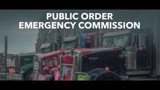 Public hearings of the Public Order Emergency Commission