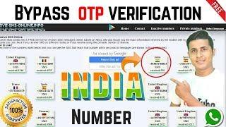 Finally I got a website for indian otp bypass or indian Virtual Number