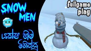 Snow Men full game play sinhala