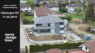 Drohnenflug über Einfamilienhaus im "Stadt-Villa-Stil" by MartyDesignHaus