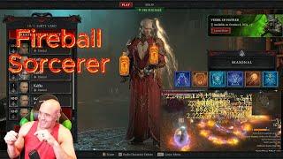 Fireball Sorcerer Build Diablo 4 Season 4!