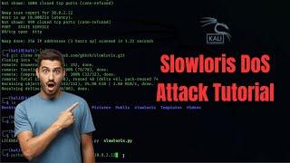 Slowloris DoS Attack Tutorial for Beginners | Kali Linux 2024