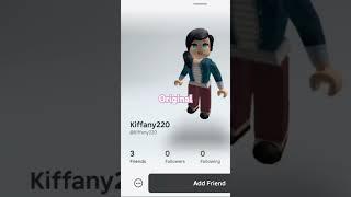 Guys my old Roblox acc got hacked so Kiffanykwok220 is my new acc