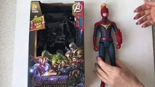 Большая Фигурка Кэрол Дэнверс(Marvel Carol Danvers)29см/Подвижный/Звуковой Эффект/