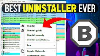 Free Open Source Uninstaller For Windows PC : BEST UNINSTALLER EVER