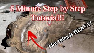 Dodge Ram Transfer Case Removal!!  5 MIN DETAILED HOW TO!