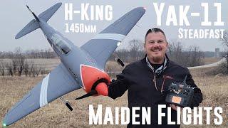 HobbyKing - H-King - Yak-11- 1450mm - Maiden Flights