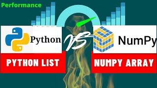 Numpy Tutorial - Numpy vs Python List (Hindi)