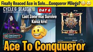 DAY 06 - FINALLY REACHED ACE | DAILY PLUS TARGET SOLO RANKPUSH TIPS AND TRICKS