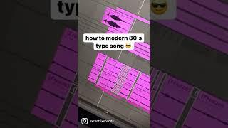 How To Make A 80’s Type Song (Music Production Tutorial) #ableton #flstudio #musicproduction #house