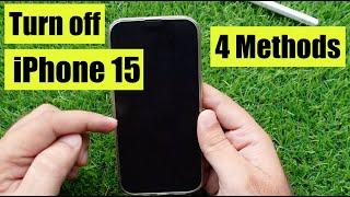 How to Turn Off/Restart iPhone 15 (15 Pro, 15 Pro Max, 15 Plus) 2025