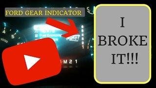 Ford Truck Gear Shift Indicator Display NOT WORKING!!!!