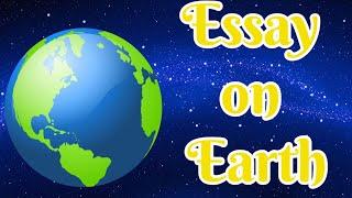 Essay on Earth -10 simple line on earth -Paragraph on earth