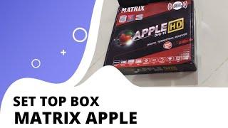 Kelengkapan Produk Set Top Box Matrix Apple DVB T2