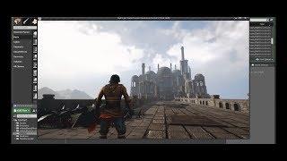 Speed Level Design intro UE4 2018 Prince Of Persia Style Castle (gamePlay)