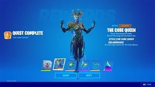 How to Unlock Cube Queen Islandbane Style in Fortnite! Complete All The Cube Queen Quest on Page (2)