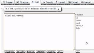 MySQL Database Tutorial - 26 - INSERT INTO