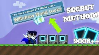 INSANE LAZY PROFIT WITH GLOWY BLOCK!! [DOUBLE WLS] VERY EASY!! -GROWTOPIA PROFIT 2022