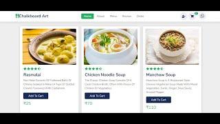 Restaurant Website using Django | Order System | Cart System | Django website