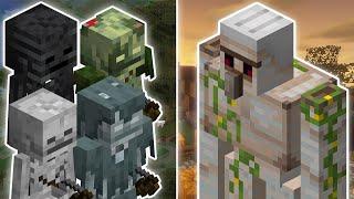 30 SKELETON TEAMS VS 10 IRON GOLEMS | MINECRAFT