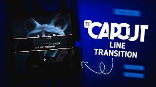 Capcut | white line transition | tutorial like ae