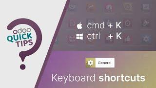 Odoo Quick Tips - Keyboard shortcuts