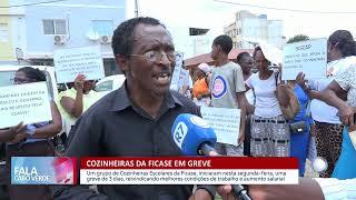 Cozinheiras da Ficase em greve | Fala Cabo Verde