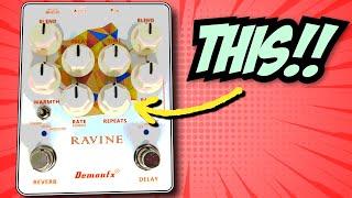 Budget ambience just got REAL! Demon FX Ravine Reverb Delay