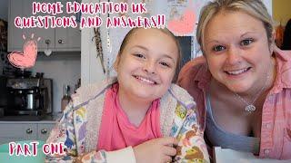 Home education UK - Your questions answered. Why we chose to home educate, Arts award and much more!