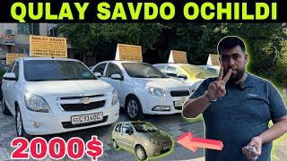 QULAY SAVDO OCHILDI COBALT JENTRA NARXLARI YANGI VIDEO BONUSGA MATIZ 2000$