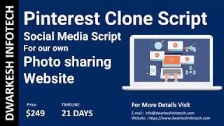 Pinterest clone script: Best social media script for photo sharing website [2018]