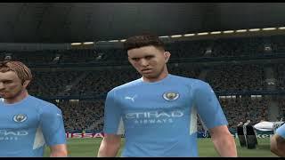 PES 2022 PS2 Champions League | 1-1 | Man City vs Man Utd