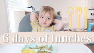 WHAT MY TODDLER EATS IN A WEEK FOR LUNCH (+ HOW MUCH HE EATS) | 6 DAYS OF LUNCHES | KAYLA BUELL