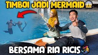 TIMBOI DITANTANG RIA RICIS JADI MERMAID ?! ‍️‍️ APAKAH TIMBOI BISA?