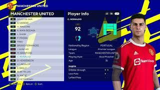 NEW FACEPACK MANCHESTER UNITED SEASON 2021/2022 PES 2021 PC