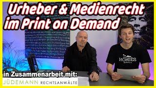 PRINT ON DEMAND T-Shirt Business - Markenrecht , Urheberrecht & Wettbewerbsrecht mit FACHANWALT