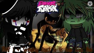 FNAF 1 + Springtrap React To Friday Night Funkin' Vs Indie Cross Mod || Gacha Club