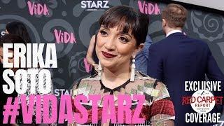 Erika Soto interviewed at the LA Red Carpet and Premiere of “Vida” Season 2 #VidaSTARZ