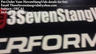 PRE-ORDER 3SevenStangVids Decals - 100% Free