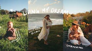 LIVING MY DREAM LIFE ⎮ thrifting, garden soirees, cliffside picnic 