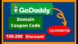 GoDaddy Coupon Code for New Domain - GoDaddy Promo Code | GoDaddy Domain Discount