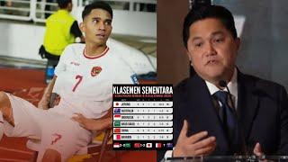 Klasemen Sementara Group C dan ini Komentar Erick Thohir Indonesia menang 2-0 Atas Arab Saudi