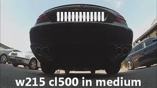 Mercedes W215 CL 500 Sportauspuff Sound von supersoundexhaust.de