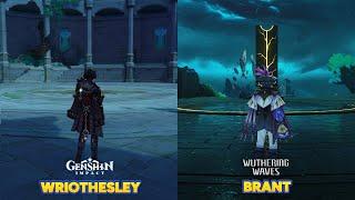 Wriothesley VS Brant Gameplay comparison | "Captain of the ship"