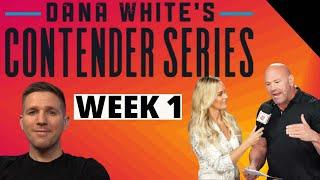 Dana White's Contender Series: Season 8, Week 1 Betting Breakdown