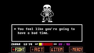 Undertale - Having a bad time