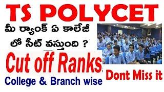 ts polycet 2024 rank predictor |  ts polycet last 3years cut off ranks