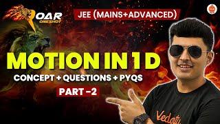 Complete Motion in 1D (Part-2) | JEE 2025 | All Concepts And Questions | Shreyas Sir