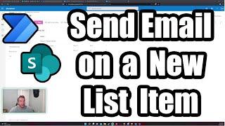 Send an Email on New SharePoint List Item Flow | Power Automate | 2022 Tutorial